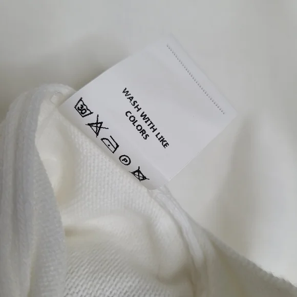 Tailored Recreation White Sweater Mens Size XL Wool Cotton Cozy - Picture 4 of 11